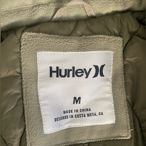 Hurley fleece winter jacket - Picture 2 of 2